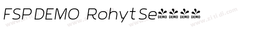 FSP DEMO   Rohyt Se字体转换